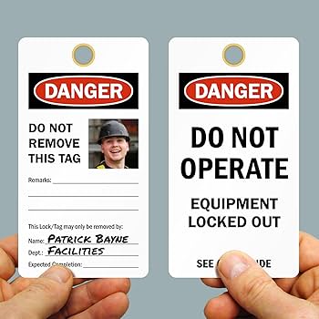 ＊マニア必見！ LABELS AND TAGS TRADESAFE Lockout Tagout Tags - 30 Danger Do Not Operate